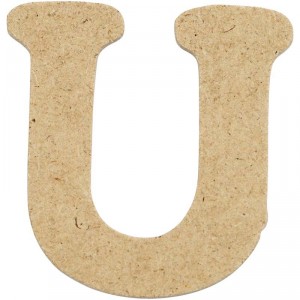 Dřevěné písmenko U