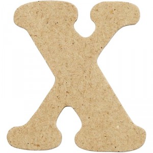 Dřevěné písmenko X