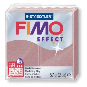 Fimo effect modelovací hmota 57 g -  perlová růžová