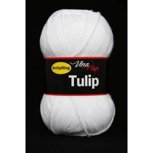 Vlna Tulip - bílá