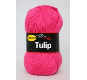 Vlna Tulip - sytě růžová