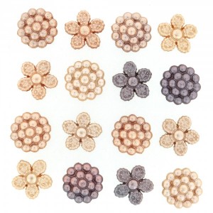 Dekorační knoflíky Vintage pearls