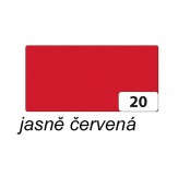 Barevný karton A4, 220g/m2 - jasně červená