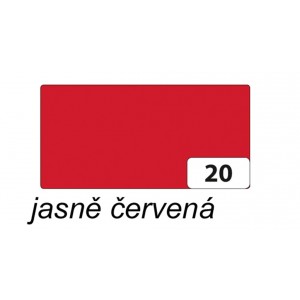 Barevný karton A4, 220g/m2 - jasně červená