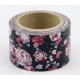Dekorační lepicí páska Washi - květy