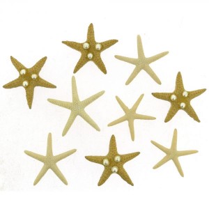 Dekorační knoflíky Starfish Wishes