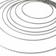 Kovový kruh na lapač snů, pr.15 cm