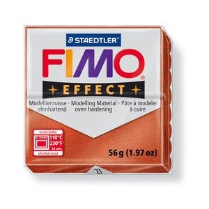 Fimo effect modelovací hmota 57 g - metalická hnědá