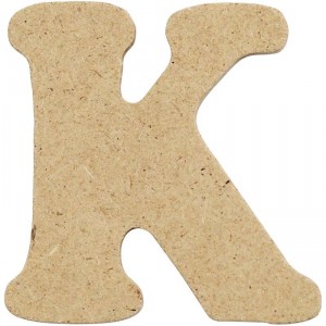 Dřevěné písmenko K