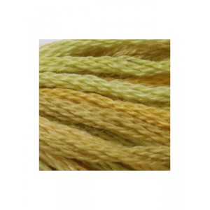 Vyšívací bavlnka žíhaná - Zelenožlutá č. 4070