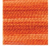 Vyšívací bavlnka žíhaná - Tmavě oranžová č. 4124