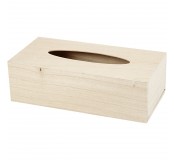 Dřevěná krabička na kapesníčky