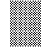 Plastová šablona 21 x 29,7 cm, šahovnice 2