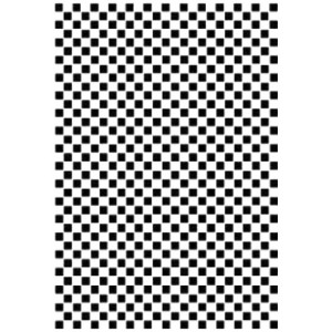 Plastová šablona 21 x 29,7 cm, šahovnice 2