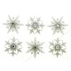 Dekorační knoflíky Fancy Snowflakes