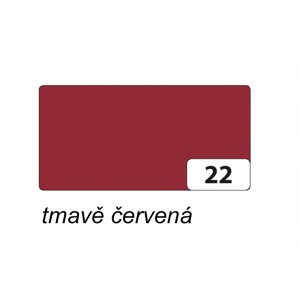 Barevný karton A4, 220g/m2 - tmavě červená