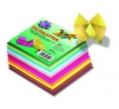 Papíry na origami barevné - 10 x 10 cm
