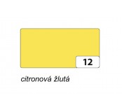 Fotokarton 50 x 70cm, 300g/m2, citronově žlutá