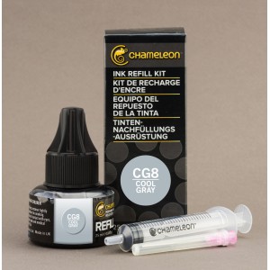 AKCE - Chameleon inkoustová náplň, 25ml - Cool Grey, CG8