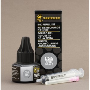 AKCE - Chameleon inkoustová náplň, 25ml - Cool Gray 5, CG5
