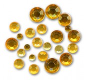 Akrylové kamínky 300 ks - zlaté