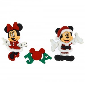 Dekorační knoflíky Disney Mickey and Minnie