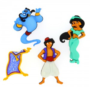 Dekorační knoflíky Disney Aladdin
