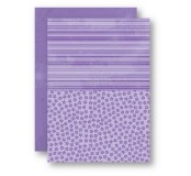 Potištěný oboustranný papír A4 Purple Flowers