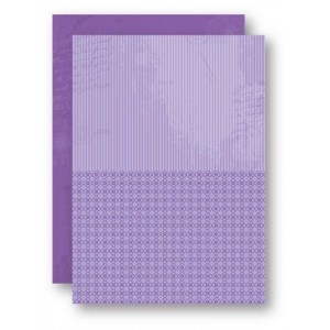 Potištěný oboustranný papír A4 Purple Stripes