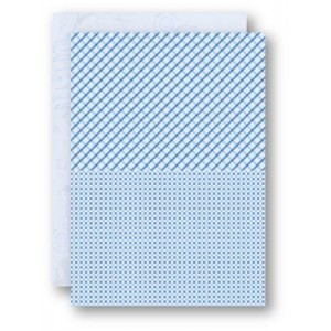 Potištěný oboustranný papír A4 Blue Squares
