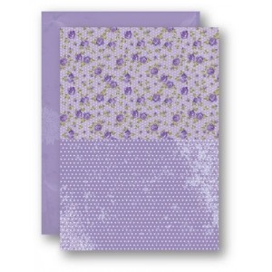 Potištěný oboustranný papír A4 Purple Roses