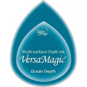 Razítkovací polštářek s křídovou barvou VersaMagic - Ocean Depth
