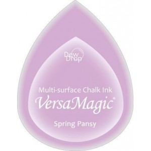 Razítkovací polštářek s křídovou barvou VersaMagic - Spring Pansy