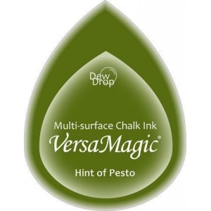 Razítkovací polštářek s křídovou barvou VersaMagic - Hint of Pesto