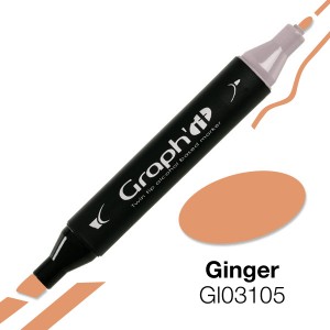 Graph'it oboustranný alkoholový popisovač - Ginger