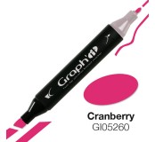 Graph'it oboustranný alkoholový popisovač - Cranberry