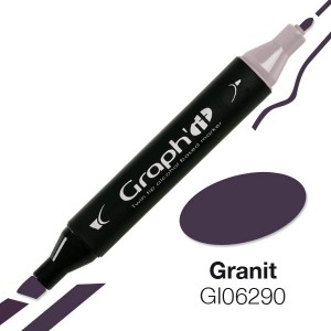 Graph'it oboustranný alkoholový popisovač - Granit