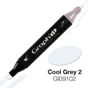 Graph'it oboustranný alkoholový popisovač - Cool Grey 2