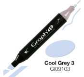 Graph'it oboustranný alkoholový popisovač - Cool Grey 3