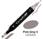 Graph'it oboustranný alkoholový popisovač - Pink Grey 5