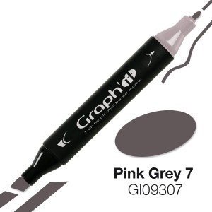 Graph'it oboustranný alkoholový popisovač - Pink Grey 7