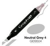 Graph'it oboustranný alkoholový popisovač - Neutral Grey 4