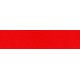 Pletená dutinka 3 cm - červená, 10 cm