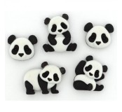 Dekorační knoflíky Panda Pile