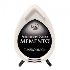 Razítkovací polštářek Memento Dew Drop - Tuxedo Black