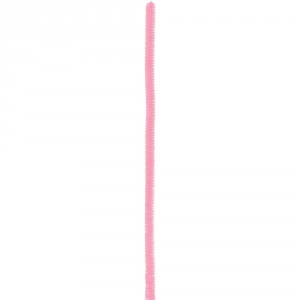 Chlupatý drátek bal.10 ks - pr. 8 mm, 50 cm, barva růžová
