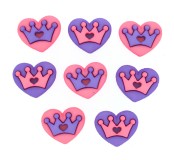 Dekorační knoflíky Royal Hearts