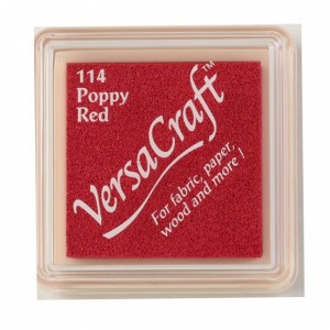 Razítkovací polštářek VersaCraft mini -  Poppy Red