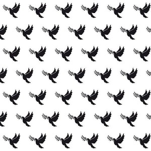 Embosovací šablona 15 x 15 - holubice