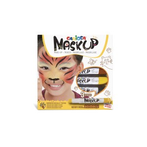 Barvy na obličej Carioca Mask Up, téma zvířátka